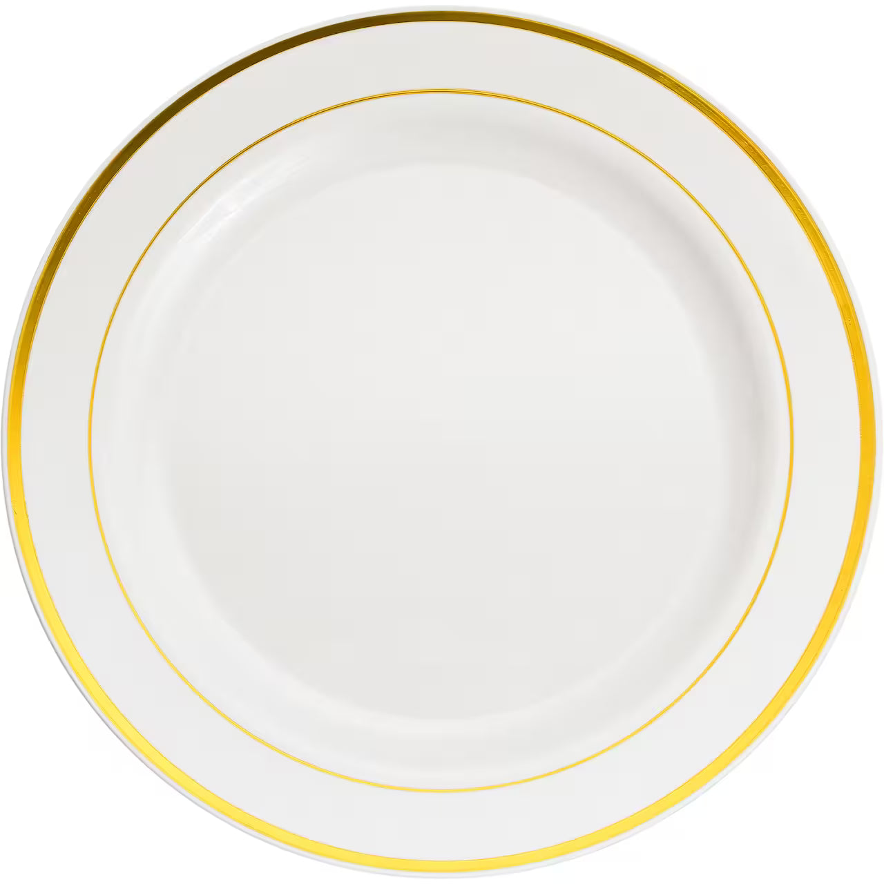 10.3" Round Banquet Plates with Gold Trim by Celebrate It™, 10ct.