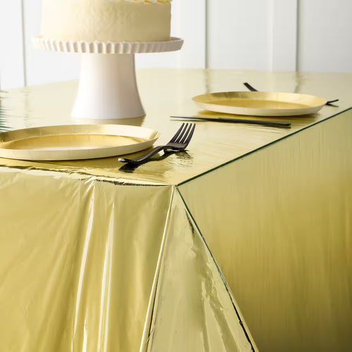 9ft. Gold Table Cover by Celebrate It™